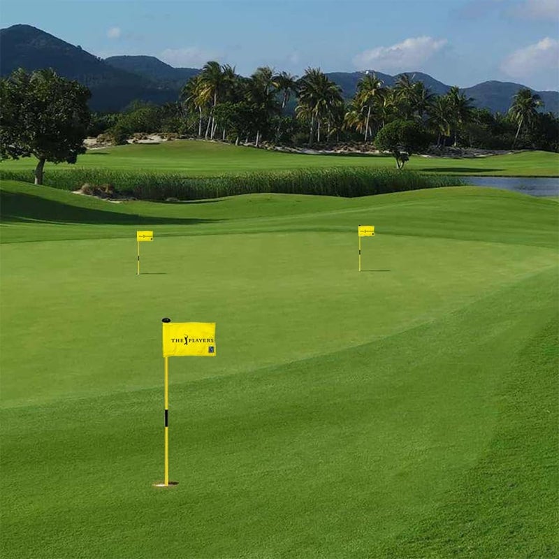 2BUT Golf Pin PGA Flag, Yellow, 8"x6", 600D Nylon, Fade Resistant, Suitable for Indoor/Outdoor/Golf Course - Image 5